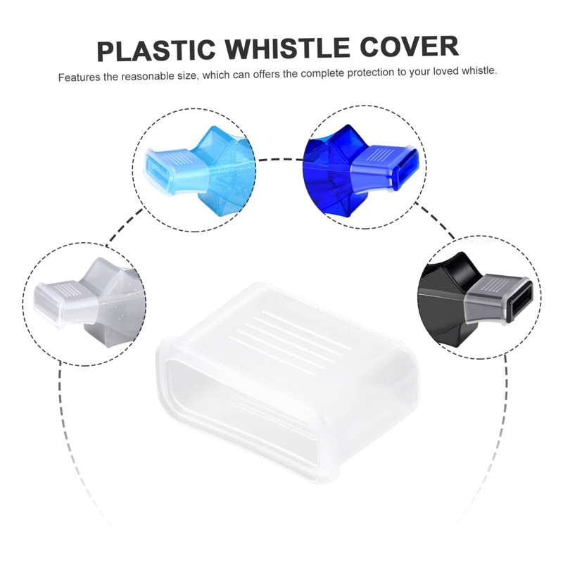 OHPHCALL Whistle Accessories 20pcs Plastic Whistle Cover for Basketball Lid