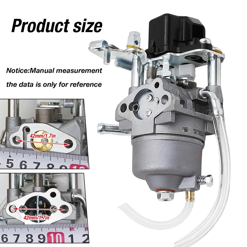 Carburetor Inverter Generator Carb P16D Assy Replacement for A-iPower SUA2000i