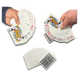 Hat Trick Magic Card Illusions for Beginner to Professional Wizards - Appearing, Teleporting, Transforming Miracles (Black Mirage, Invisible and Standard Decks)