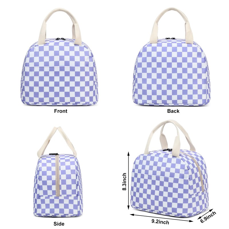 Esfoxes Lunch Bag for Girls Women, Reusable Insulated Lunch Tote