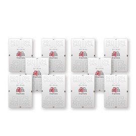 aFFa frames Frameless Picture Holder | Picture Frame | Acrylic Glass | with Clips | for Photos and Posters | Poster Frame | Clip Frame | Poster Frame | Plexiglass, HDF, 10 x 15 cm | 1 Pack of 10