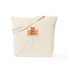 CafePress Strawberry Shortcake Dessert Tote Bag Reusable Natural Beige Canvas