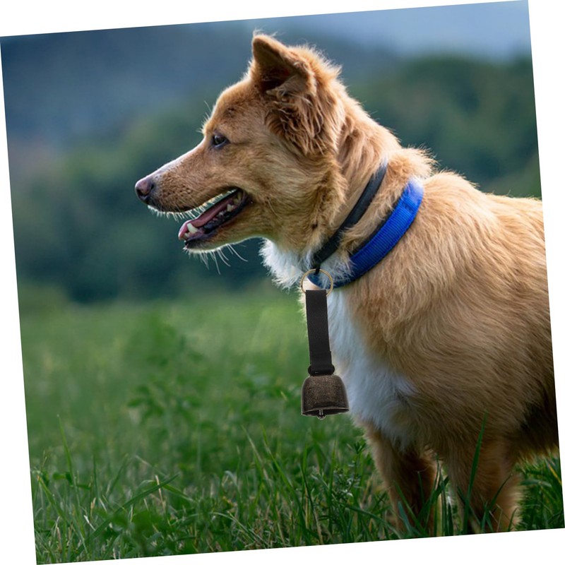 Sosoport Pet Safety Bell Dog Trainer Collar Mini Cowbells for