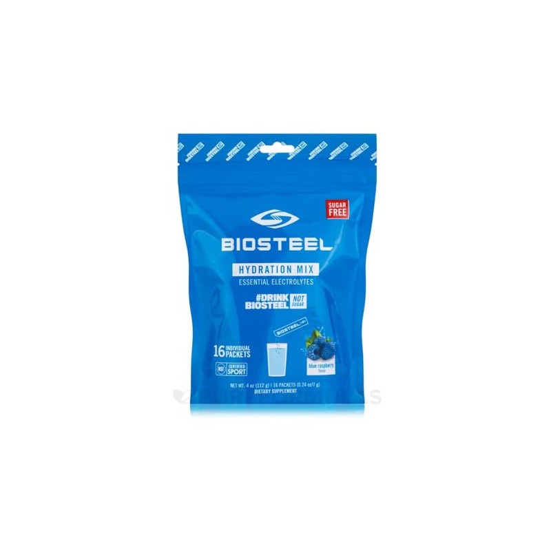 BIOSTEEL HIDRATION MIX ELECTROLITOS ESENCIALES 16 PAQUETES DE 7 GRS