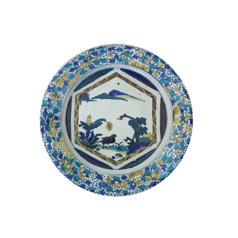 Kutani Paper Plates (6 Types, 10 Sets Total, 60 Pieces),