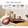 SISEM Korean BBQ 3 IH Griddle Grill Pan, Nonstick Coating,
