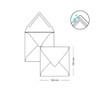 Envelopes 13 x 13 cm 120 g/m² Square Gummed Shrink-Wrapped