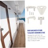 CORHAD 1Set Lightweight Boat Door Latch Wear Resistant Safety Latch