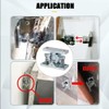 Sdjdhej Cabinet Double Roller Lock Buckle, 1 Pieces Zinc Alloy