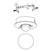 Eglo 94626 interior light, integrated, silver