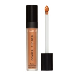 Lawless Conseal The Deal Lightweight Longwear Everyday Concealer - Caramello - with Antioxidants and Caffeine to Reduce Dark Circles and Puffiness. Long-Wearing and Self-Setting, Silicone-Free - 5 ml.