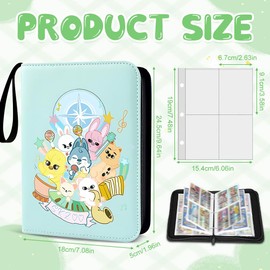 ADDLIVE Stray Kids Photocard Binder, Stray Kids Card Binder, SKZ Cute Cartoon Photocard Holder, Stray Kids Photocard Holder, Straykids Photo-Card Album, 400 Pockets, Kpop Merch Gifts for Fans