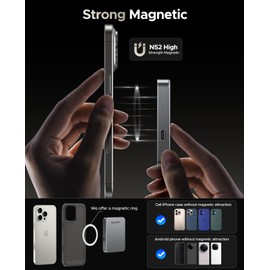 ORICO 1TB Magnetic SSD, PD100W Charging, 4K ProRes HDR, 1000MB/s USB 3.2, Portable External Drive for iPhone 16/15, Laptops, Tablets - Aluminum Alloy, Drop Resistant - K10