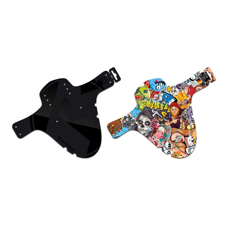 Riesel Design Dic:ker Mountainbike Enduro Style Front Bike Mudguards-Stealth