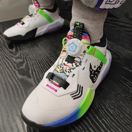 DIDALACE - Elastic No Tie Shoe Laces Lock - Hassle-free Cord Locks and End Clips for Quick and Easy Lazy Shoelaces - Ideal for Outdoor Adventures (Colourful White)