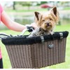 Travelin K9 Pet-Pilot MAX Wicker Bike Basket for Dogs/Cats -