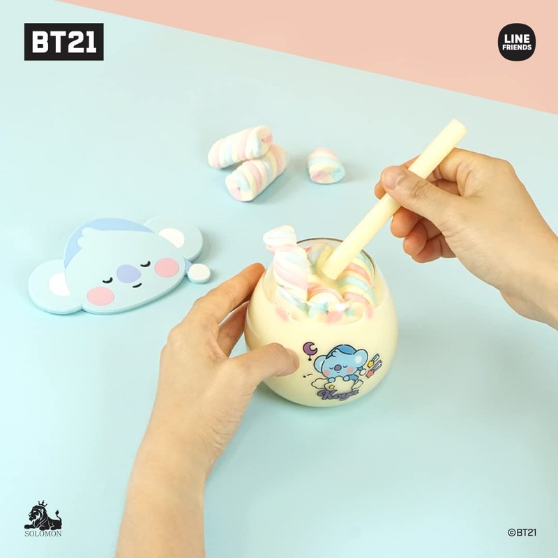Solomon Shoji BT21 Cup & Coaster Set (KOYA) Cup &