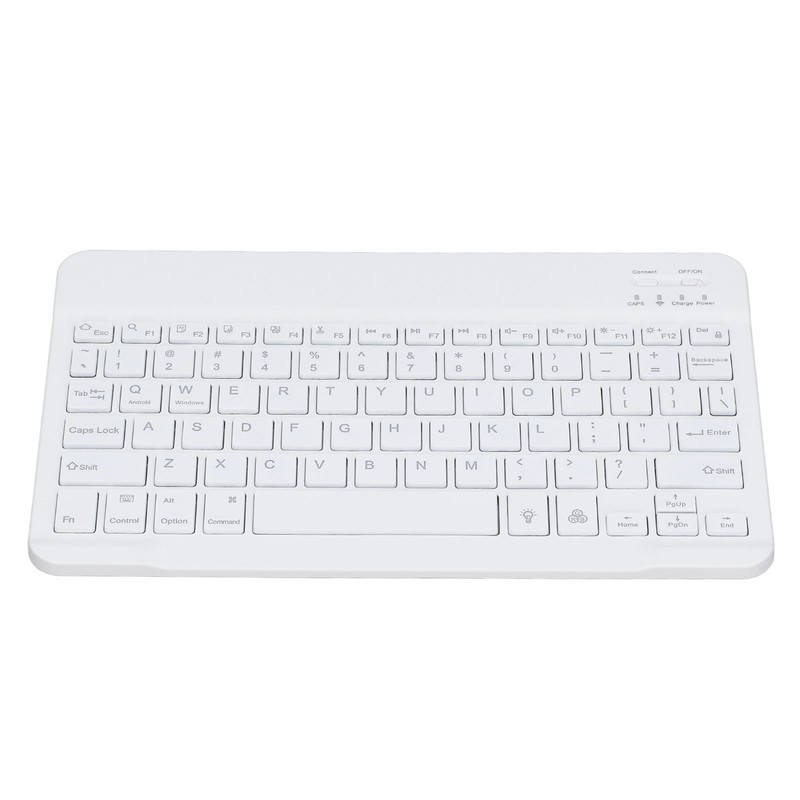 10.6in Backlit Keyboard Case RGB Detachable Keyboard PU Leather Protective