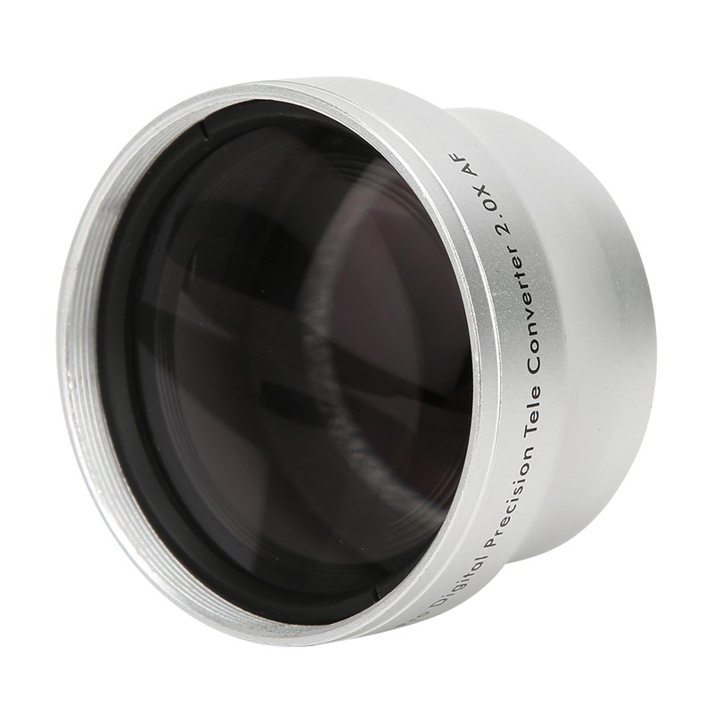 37MM 2X Aluminium Alloy Magnification Converter Lens for 37MM Diameter