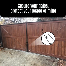 RS Industries Cane Bolt Drop Rod (36 Inches) - Heavy Duty Gate Drop Pin for Holding Gate to Ground - Gate Stopper Hardware - Gate Ground Latch for Wooden & Vinyl Fence Gates