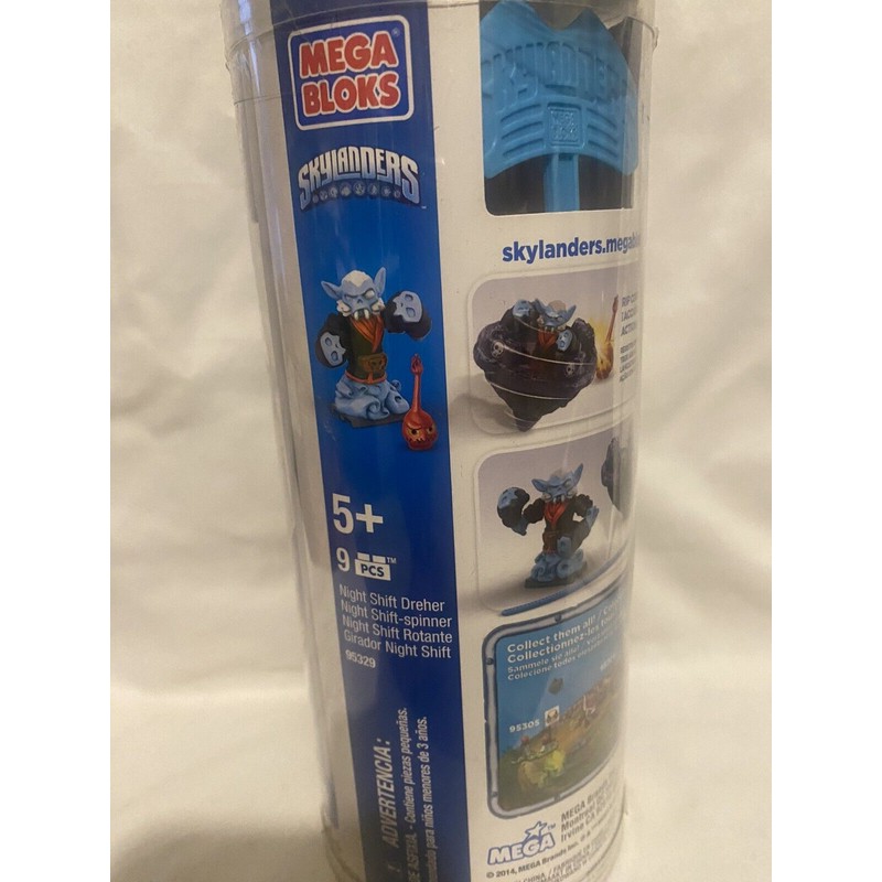 Mega Bloks Skylanders Night Shift Spinner 5+ Build! Battle !