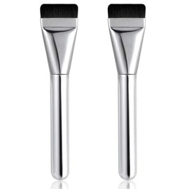 Landrain 2 Stück Ultra Thin Make Up Foundation Brush, Makeup Pinsel Flach