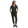 Green Town Scrubs for Women - Tuck-In V-Neck Scrub Top,