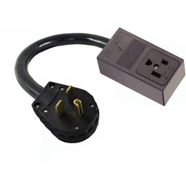 6-30P 3-Pin Male 220/250V Plug To 6-50R 220/250V 3-Prong Receptacle Outlet Miller Lincoln Hobart Plasma Cutter Welder Mig Tig Arc Adapter, Electrical Power Connector Cord Converter NEMA FX502W