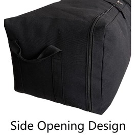 DoYiKe Extra Large Canvas Duffle Bag Heavy Duty, Camping Tent, Sports Equipment, Travel Storage