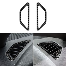 AIRSPEED Subaru BRZ ZC6 Toyota 86 ZN6 Vent Panel Cover Carbon Fiber Side Air Conditioner Vent Air Conditioner Vent Frame Custom Dress Up Vehicle Designed for 2012-2020 Car Styling Accessories (Black)