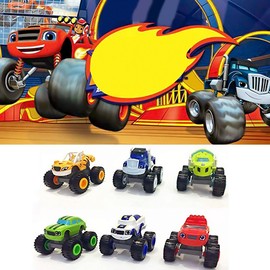 6 Pack Children s Toy Car and for Monster Super Stunts Blaze Kids Truck Car Coll Gift For Child At Birthday Christmas