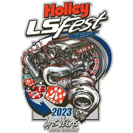 Holley 36-595 2023 LS Fest West Die cut Sticker