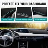 FIILINES Dash Cover for 2019-2025 Mazda 3, Dashboard Mat Accessories