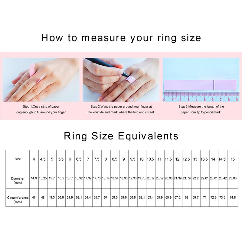 Arvaleff 925 Sterling Silver Rings for Women Wedding Band Heart