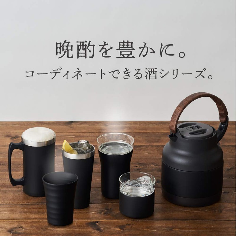 Doshisha DNHT-300BK Tumbler, 10.1 fl oz (300 ml), Drinking Hori,