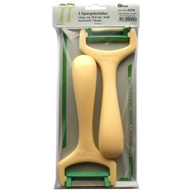 Solingen 0250 Asparagus Peeler in SB Pack of 2 White Vegetable, Fruit and Asparagus Peeler