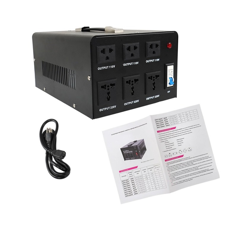 kimllier 3000W Voltage Transformer Converter Step Up 110-120V to 220-240V