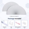 Grandekor 2 Pack No Drill Arch Window Shades 48" X