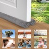 Premium Velvet Under Door Draft Stopper, Door Draft Stoppers for