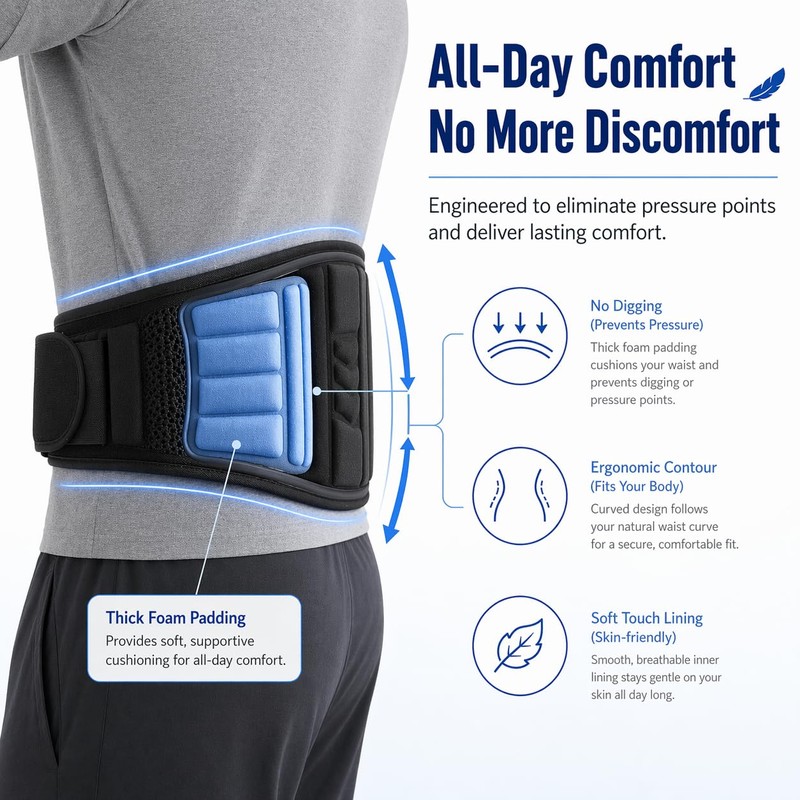 SolidFit 2-in-1 Weight Lifting Belt and Dip Belt for Weightlifting,