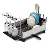 Home Zone Living Large 1-Tier Stainless Steel Dish Drying Rack