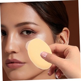 Baluue 10pcs Finger Puff Makeup Sponge Makeup Foundation Powder Puff Dual Sided Applicator for Dry Wet Powder