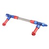 AN8 Braided Dual Feed Fuel Line Kit Carb Fittings for