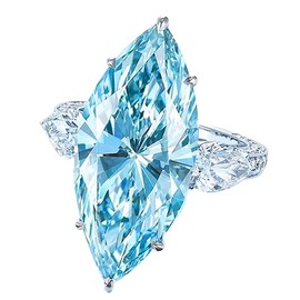Viyuroyk - Anillo de plata de ley 925 brillante con forma de ojo de caballo, color azul claro, circonita cúbica, anillos de diamantes para mujer, hallazgos de joyas, arete, respaldos, hallazgos (Código de EE. UU. 7)