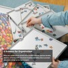ALL4JIG 1500 Pieces Lightweight Rotating Plastic Puzzle Board with 6
