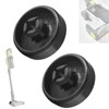LIZEWEI 2 Pack Upgraded Replacement Wheel Compatible with Ryobi Cordless