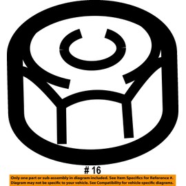 Genuine Nissan Parts - Nut-Hex (08912-7081A)