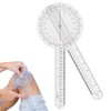 12 inch goniometer,360 Degree goniometer physical therapy,Transparent Orthopedic angle measuring
