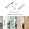 WINSOON 2 Pack12 Sliding Barn Door Handles Hardware with Flush