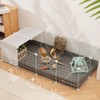 FURRYCAVE Corrugated Plastic Guinea Pig Cage Liner 55x28x3.9inch for 4x2